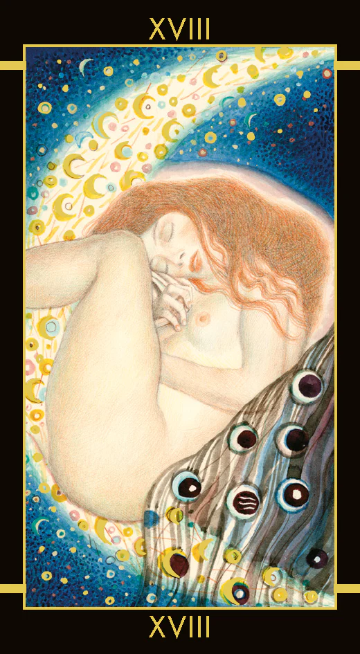 Mini Golden Klimt Tarot Cards